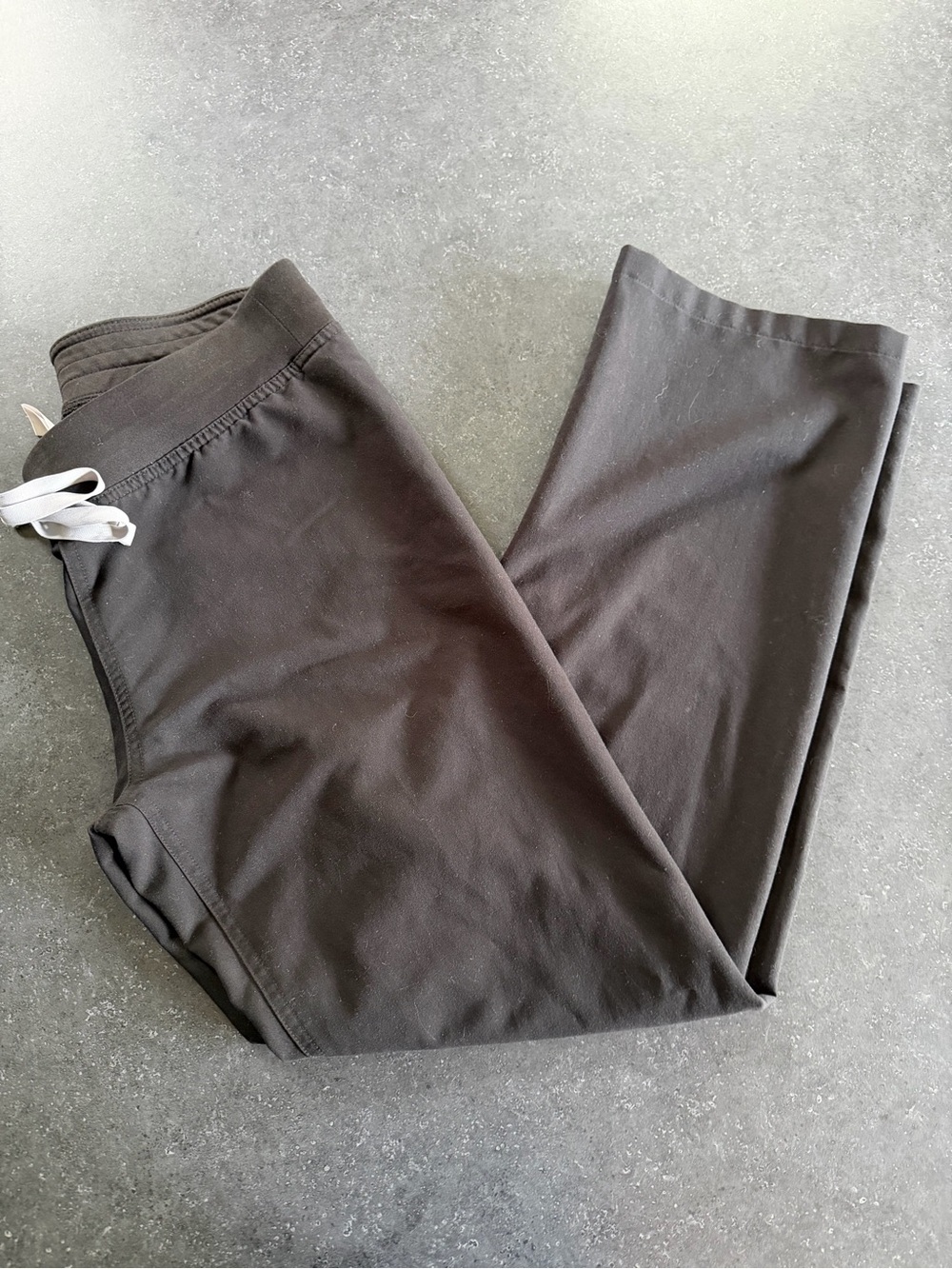 FIGS Technical Collection Black Scrub Pants Size Small Petite Straight Leg